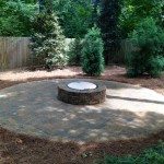 Finished Backyard Fire Pit