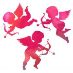 Cupids with Bows and Arrows