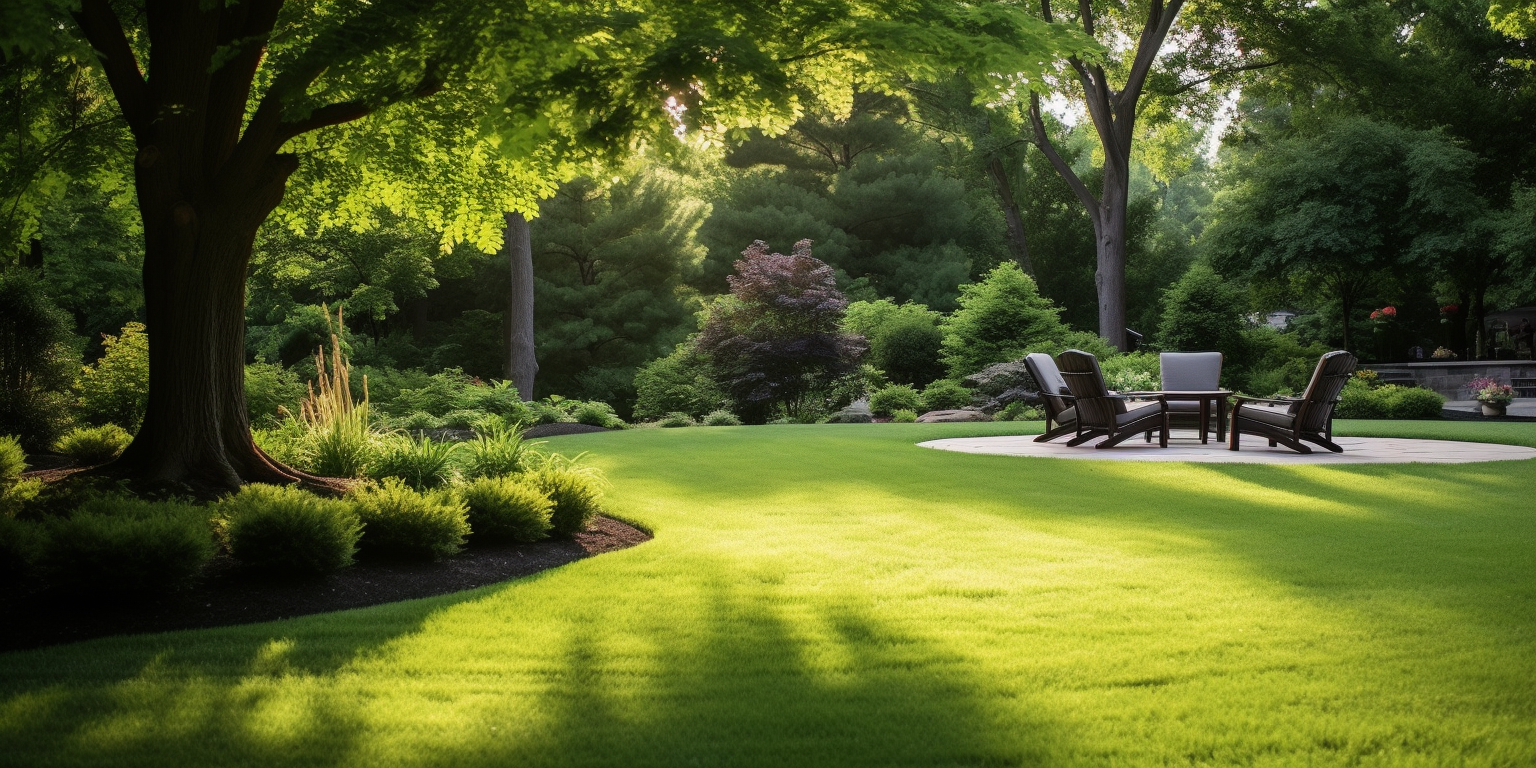 A lush, vibrant lawn maintained by Turf Managers' Nashville Lawn Services.