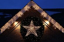 Lights Star Wreath