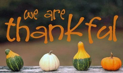 We Are Thankful